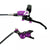 Disc Brake & Lever Hope Hope Tech 4 V4 Disc Brake and Lever Set - Front Hydraulic Post Mount Purple Dark Slate Gray