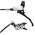 Disc Brake & Lever Hope Hope Tech 4 V4 Disc Brake and Lever Set - Front Hydraulic Post Mount Silver Dark Slate Gray