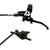 Disc Brake & Lever Hope Hope Tech 4 X2 Disc Brake and Lever Set - Front Hydraulic Post Mount Black Black