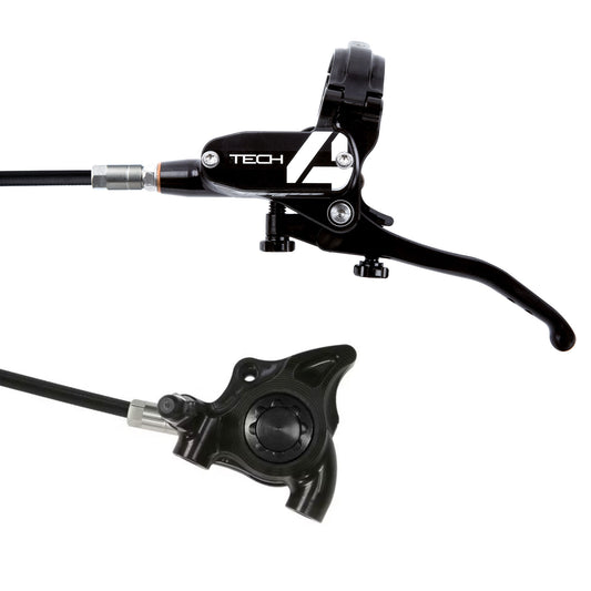 Disc Brake & Lever Hope Hope Tech 4 X2 Disc Brake Right/Rear Flat Mount 34mm Blk Black