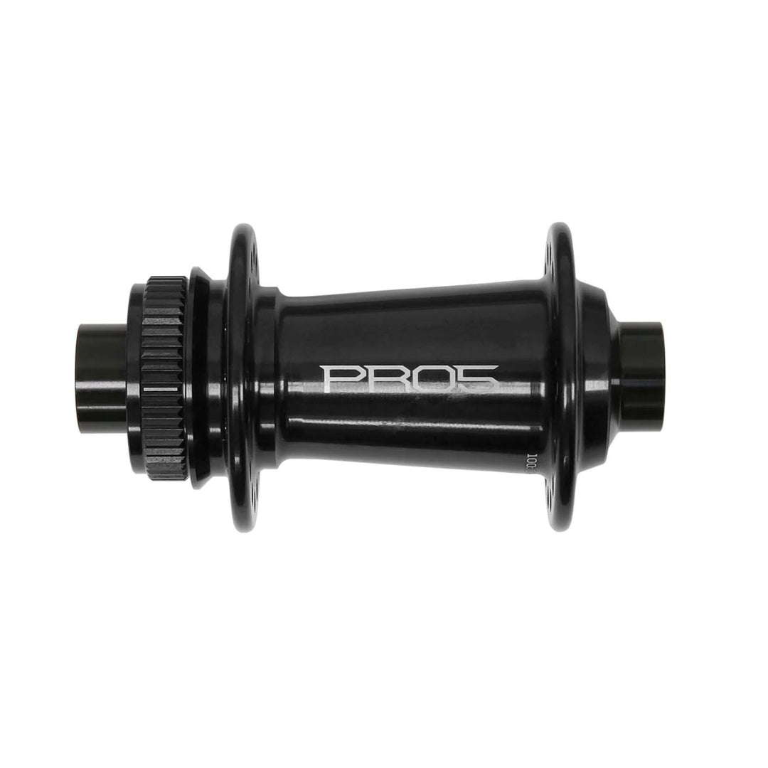 Front Hub Hope Hope Pro 5 Front Hub - 12 x 100mm Center-Lock Black 28H Dark Slate Gray