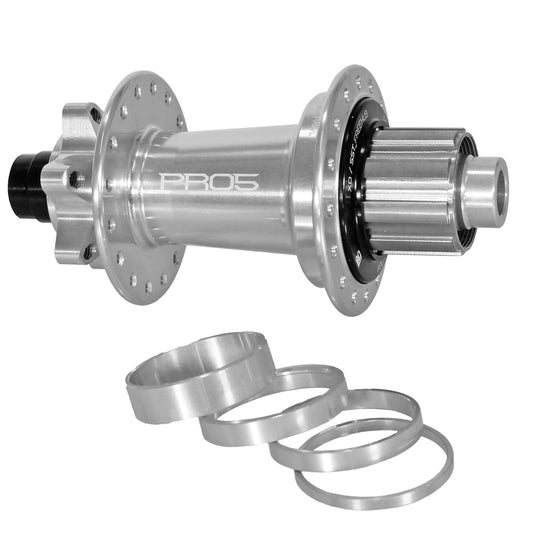 Hubs Hope Hope Pro5 Singlespeed Disc R TA Hub(32h) 12x142mm Silver Dark Gray