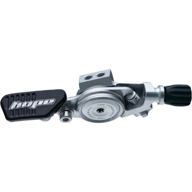 Dropper Seatpost Remote Hope Hope Dropper Lever Silver/Black Dark Slate Gray