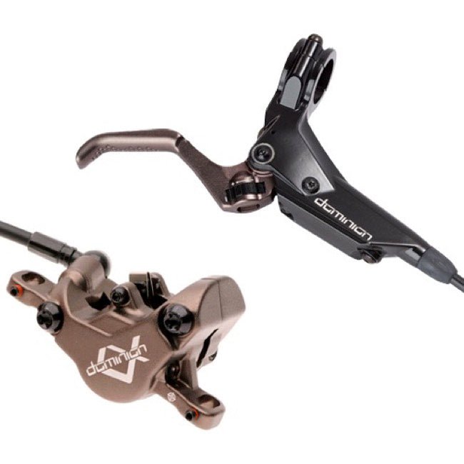 Disc Brake & Lever Hayes Hayes Brake Dominion A2 Disc Brake Left/Front Black/Bronze Dim Gray