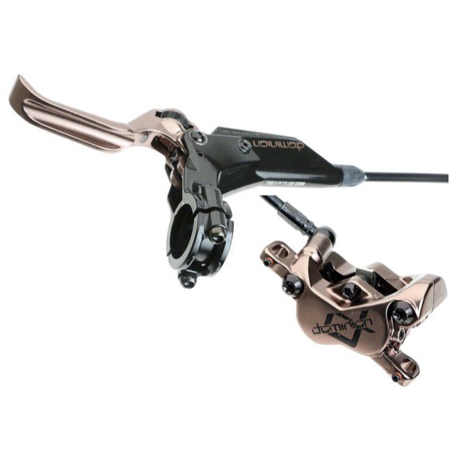Disc Brake & Lever Hayes Hayes Brake Dominion SFL A4 Disc Brake Left/Front Black/Brnz Dark Slate Gray