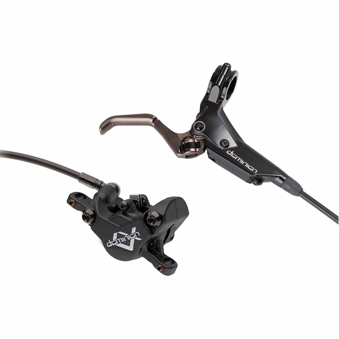 Disc Brake & Lever Hayes Hayes Dominion A2 SFL Disc Brake Lever - Rear Hydraulic Post Mount Stealth BLK/Gray Dark Slate Gray
