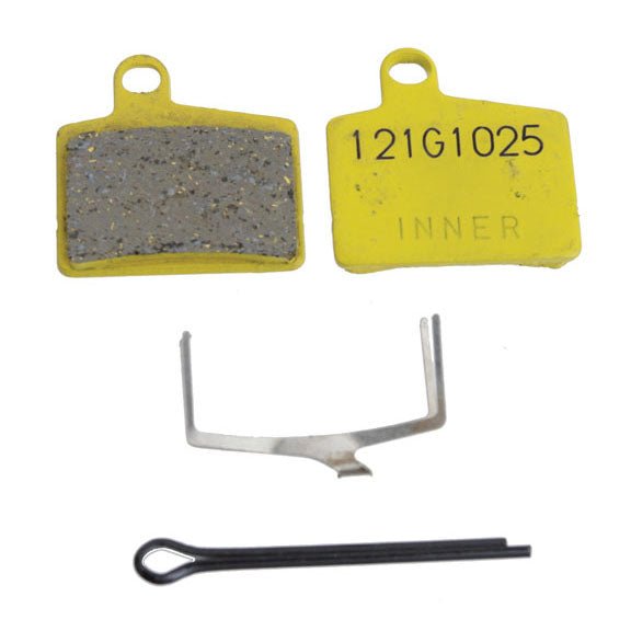 Disc Brake Pads Hayes Hayes Brake Disc Pad Set Dyno Comp/Radar T121 Semi Metallic Goldenrod