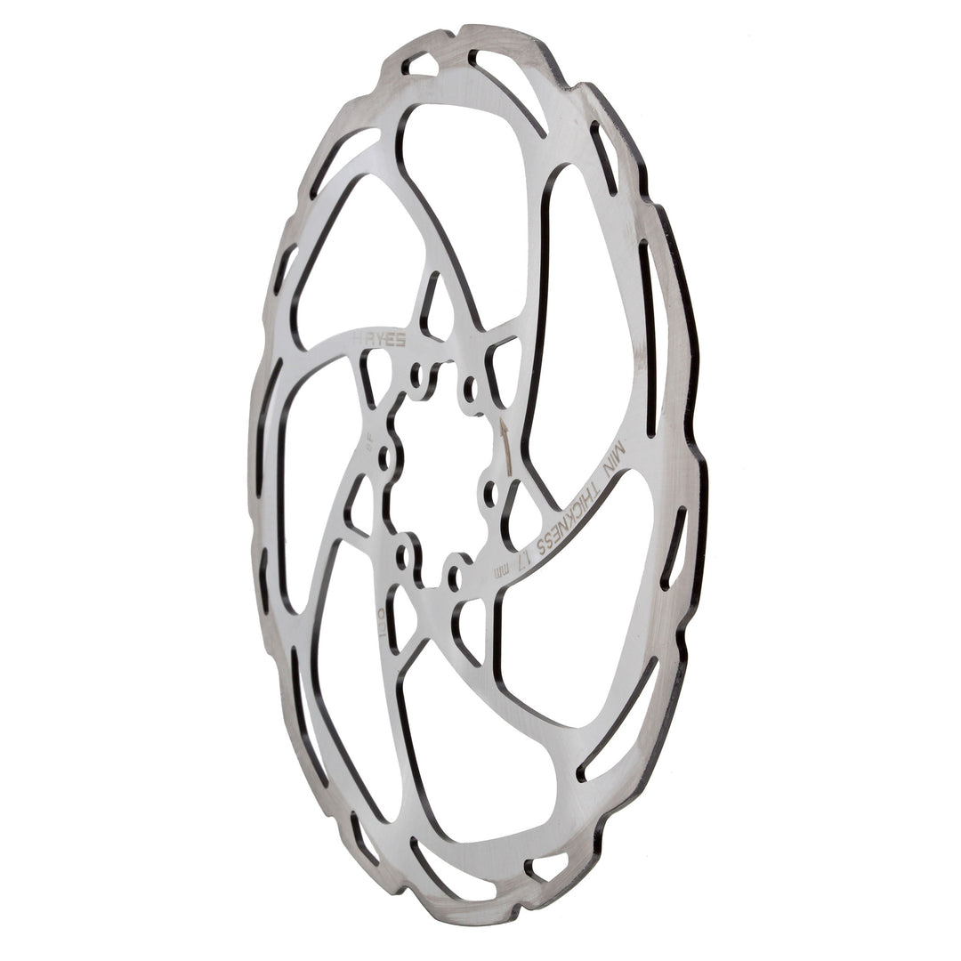 Disc Rotor Hayes Hayes D-Series Disc Brake Rotor - 180mm 6-Bolt Silver Gray