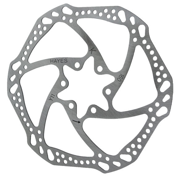 Disc Rotor Hayes Hayes Brake L-6 Cutout Rotor Kit 160mm (6.3") Slate Gray