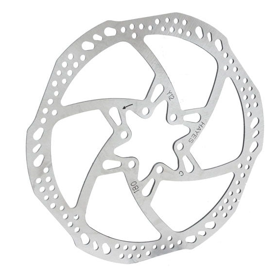 Disc Rotor Hayes Hayes Brake L-7 Cutout Rotor Kit 180mm (7.1") Light Gray
