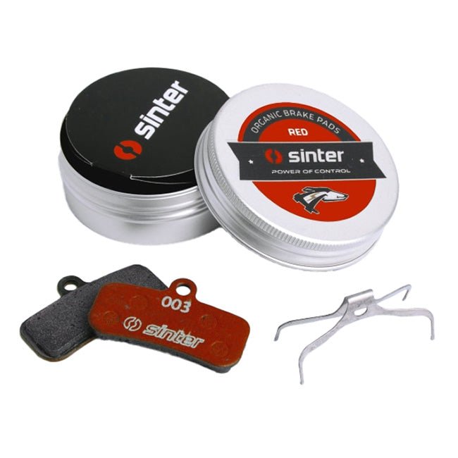 Disc Brake Pads Sinter Sinter Red s514 Compound Organic Disc Brake Pads - Shimano D Type Sinter Type 003 One Pair Light Gray