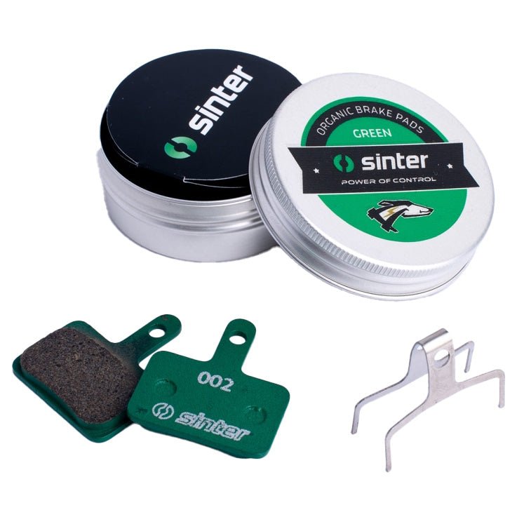 Disc Brake Pads Sinter Sinter Green s2032 Compound Organic Disc Brake Pads - Shimano B Type Sinter Type 002 One Pair Dark Slate Gray