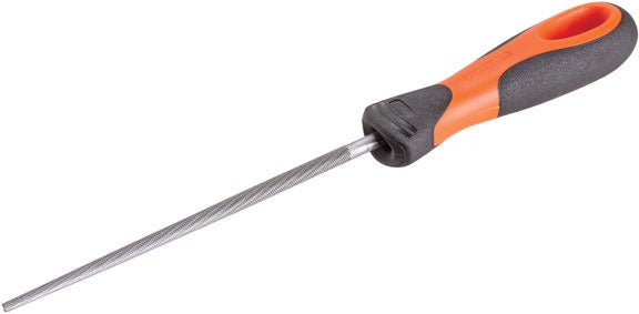 Files Snap-on Industrial Brands Snap-on Industrial Brands 8" Ergo Round File Dim Gray