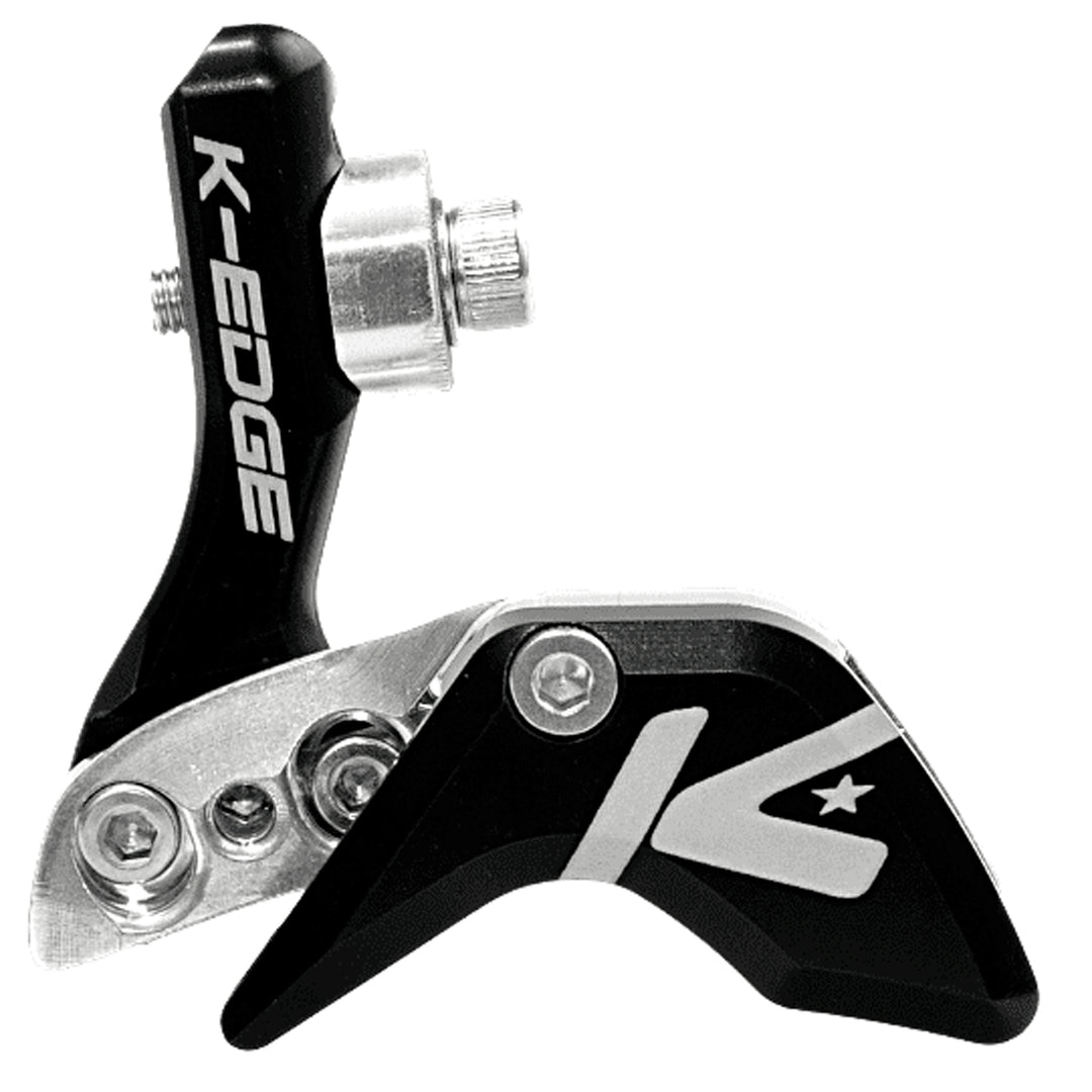 Chain Retention System Part K-Edge K-EDGE 1x Race Chain Guide - For Single Chainring Braze-on Black Black