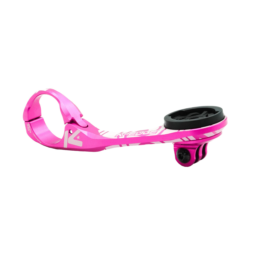 Computers and Accessories K-Edge K-Edge Garmin/Wahoo Max XL Combo Mount LTD 31.8mm Pink Dark Slate Gray