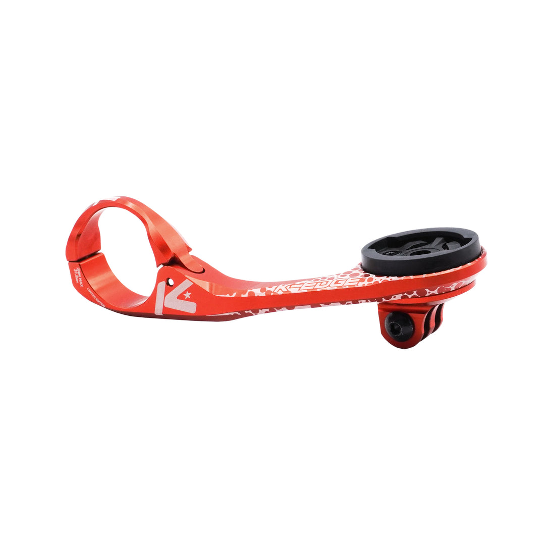 Computers and Accessories K-Edge K-Edge Garmin/Wahoo Max XL Combo Mount LTD 31.8mm Red Dark Slate Gray