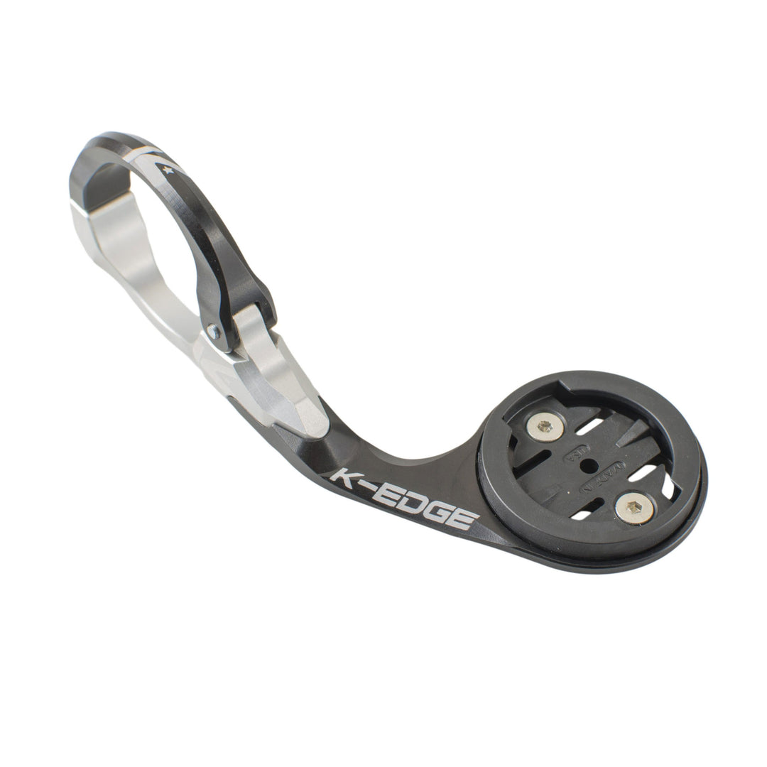 Computers and Accessories K-Edge K-EDGE Garmin Race Handlebar Mount: 31.8mm Black/Silver Dark Slate Gray