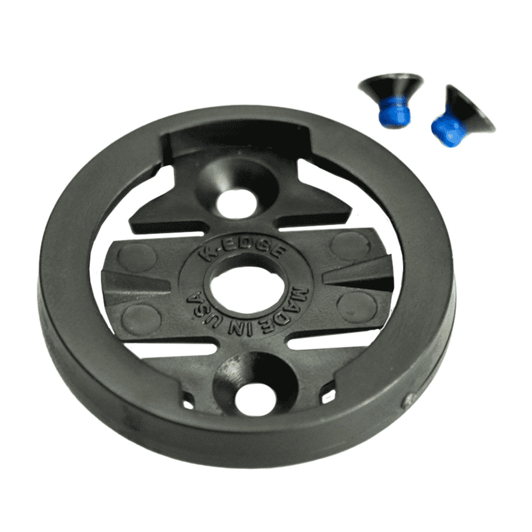 Computers and Accessories K-Edge K-EDGE Replacement Kit for Garmin Edge Quarter Turn Type Computer Mounts Dark Slate Gray