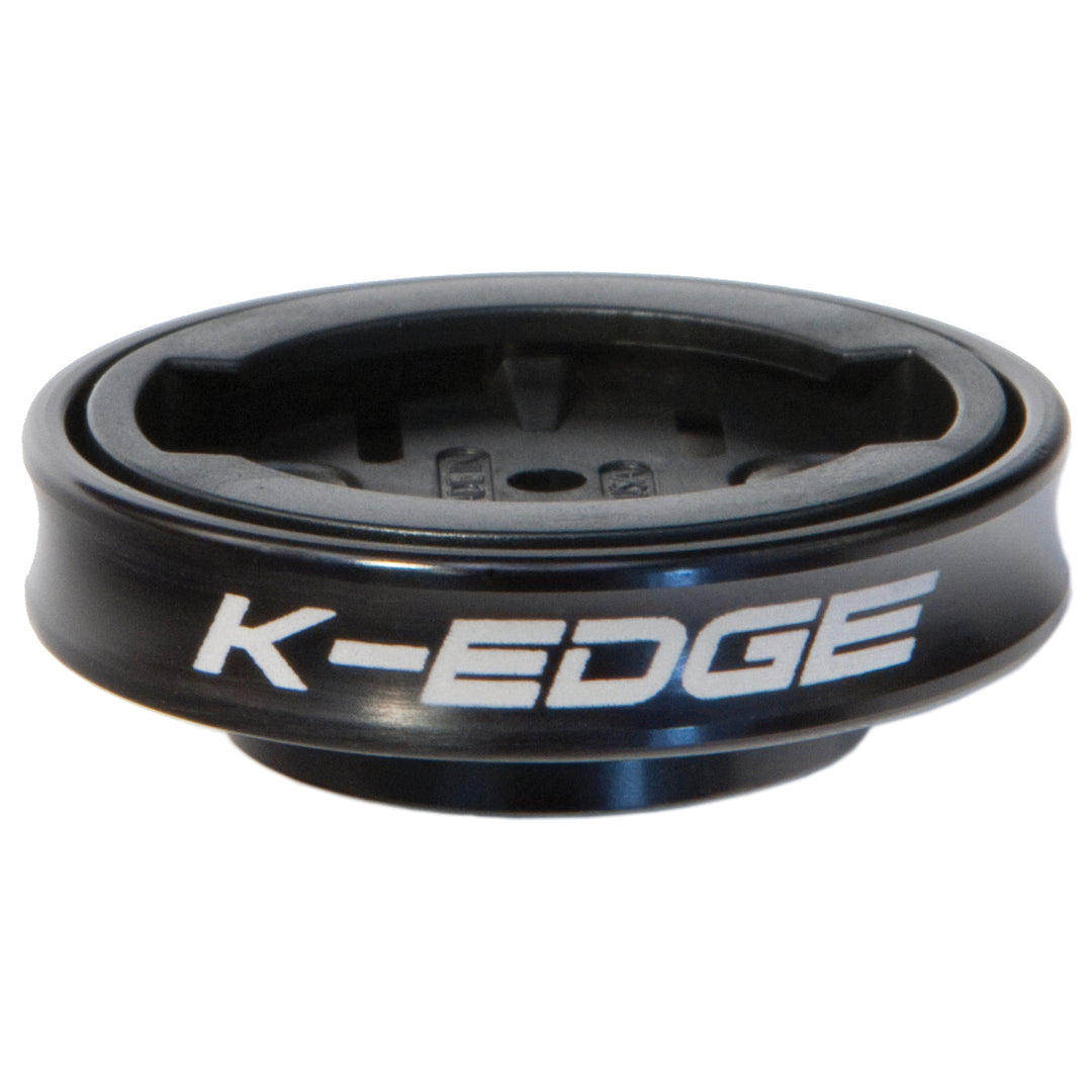 Computers and Accessories K-Edge K-EDGE Gravity Cap Stem Mount for Garmin Quarter Turn Type Computers Black Dark Slate Gray