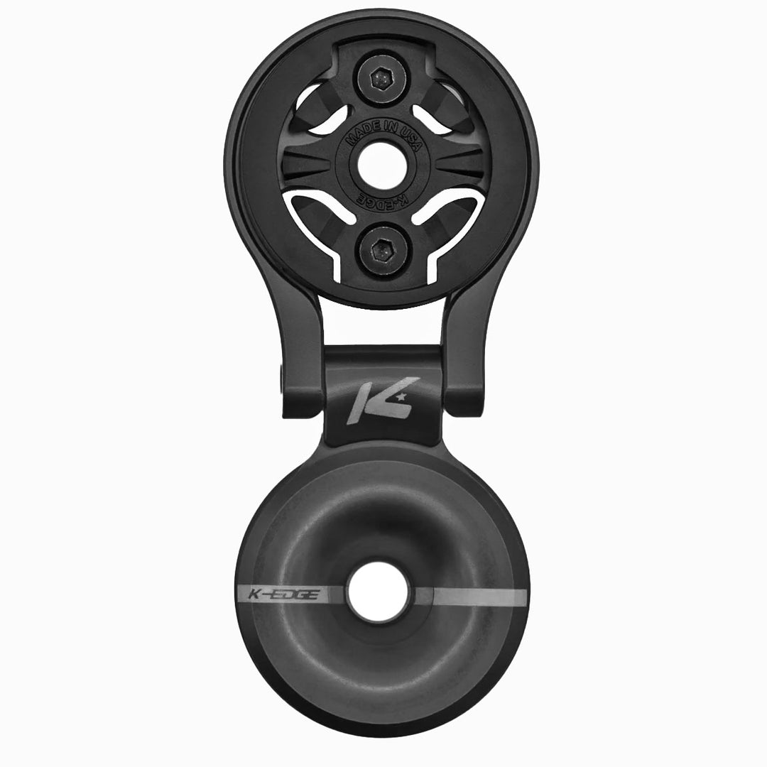 Computers and Accessories K-Edge K-Edge Garmin Race Stem Mount w/ Top Cap Adjustable Black Dark Slate Gray