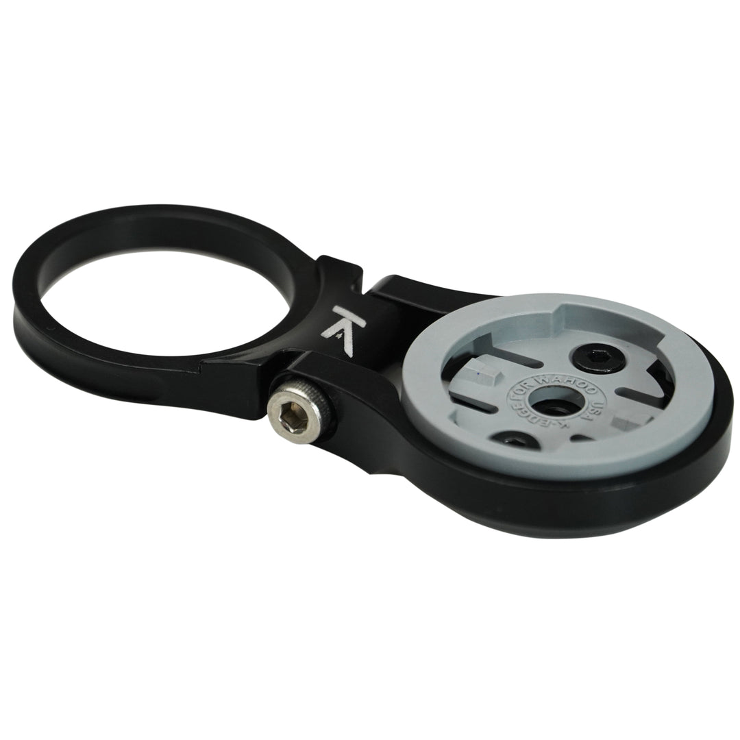 Computers and Accessories K-Edge K-EDGE Adjustable Stem Mount for Wahoo Bolt and ELEMNT Computers: Black Dark Gray
