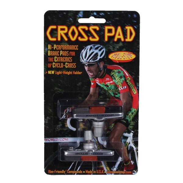 Brake Pads Kool Stop Kool Stop Cross Pads Holder with Pads - Triple Pr Black