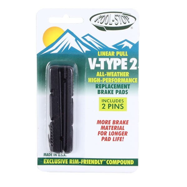 Brake Pads Kool Stop Kool Stop V-Type 2 Pads Black Pr Dark Slate Gray