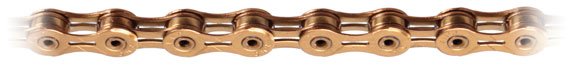 Chains KMC KMC X11SL Super Light Chain - 11-Speed 116 Links Gold Rosy Brown