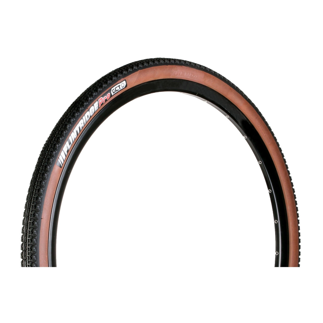 Tires Kenda Kenda Flintridge Pro Tire - 700 x 40 Tubeless Folding Coffee Sidewall 120tpi GCT Rosy Brown