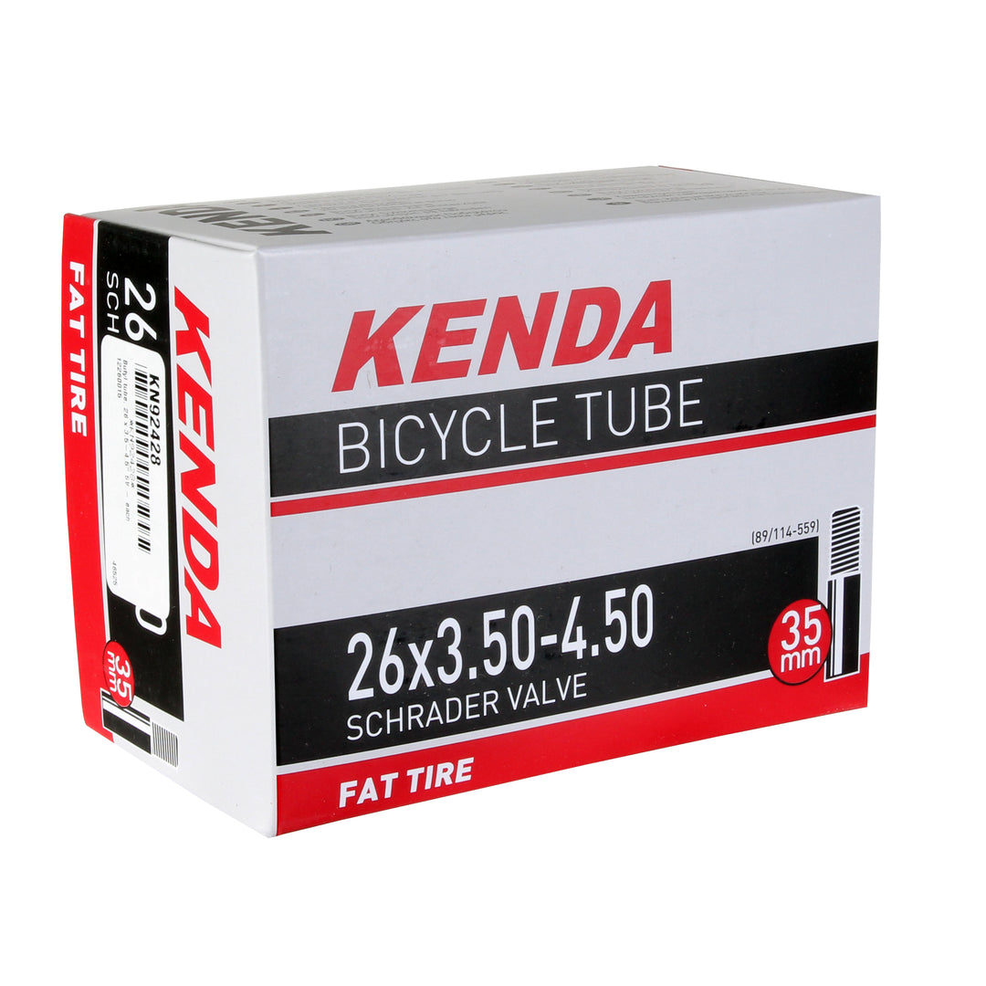 Tube Kenda Kenda Butyl Tube 26 x 3.5-4.5" SV - Each Black