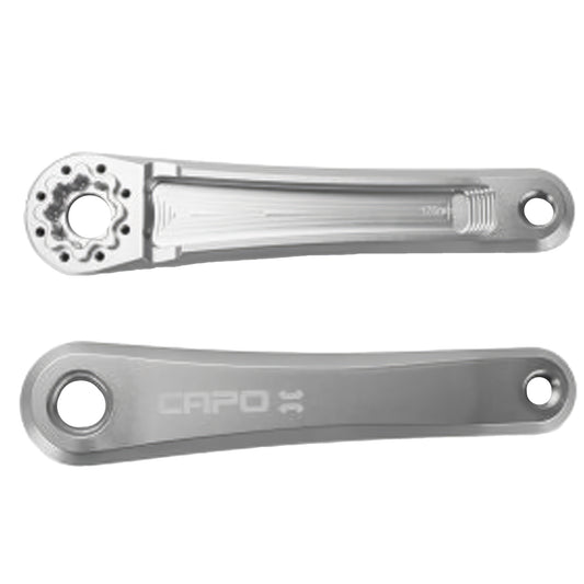 Leonardi Capo 8-Bolt Crank Arms 172.5mm - Sil (Spindle Separate