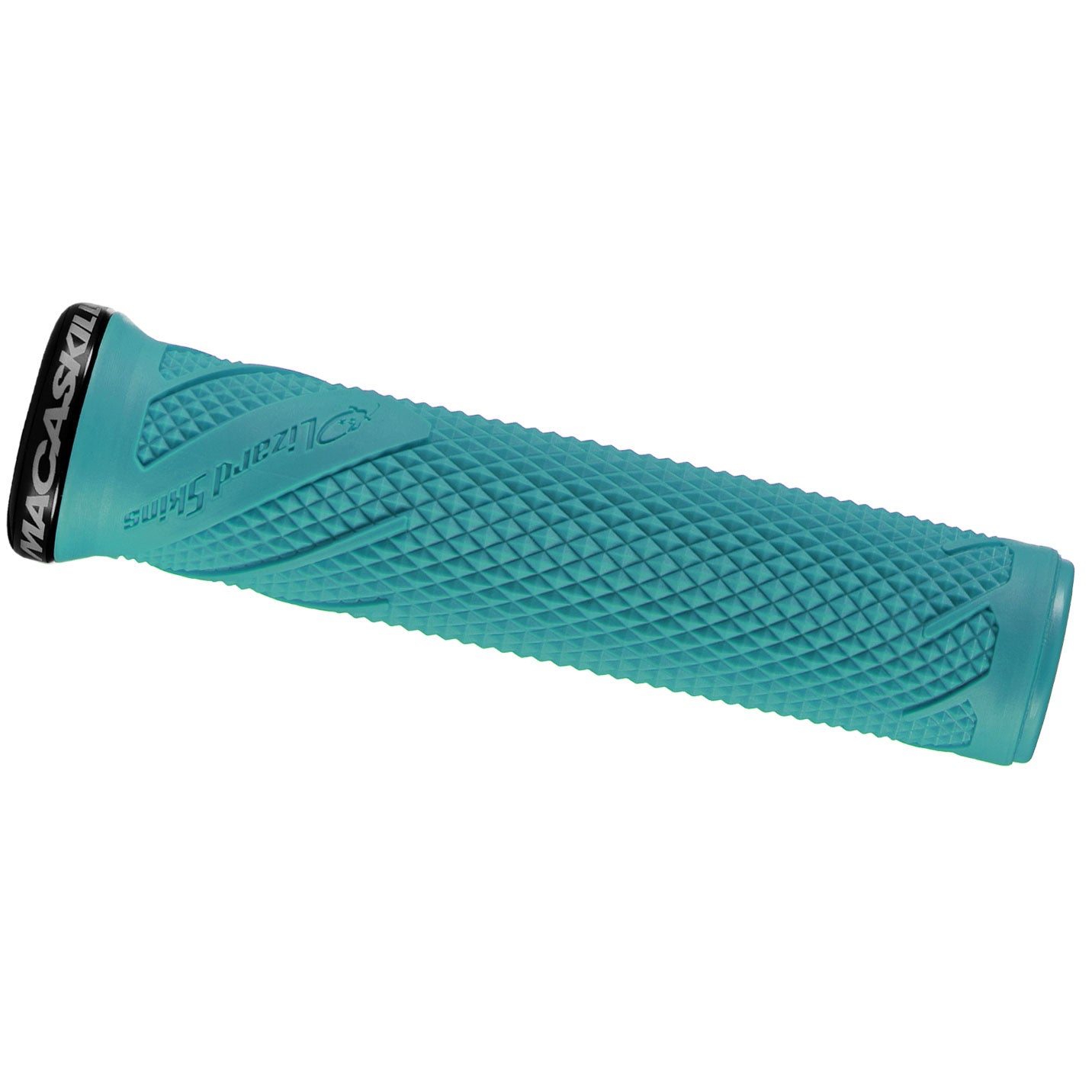 Lock-On Grips Lizard Skins Lizard Skins Danny MacAskill Single-Clamp Lock-On Grip Teal Steel Blue