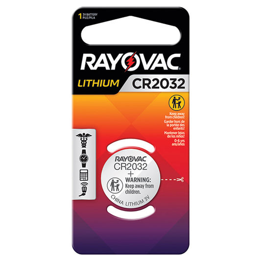 Loctite Rayovac CR2032 Battery Each