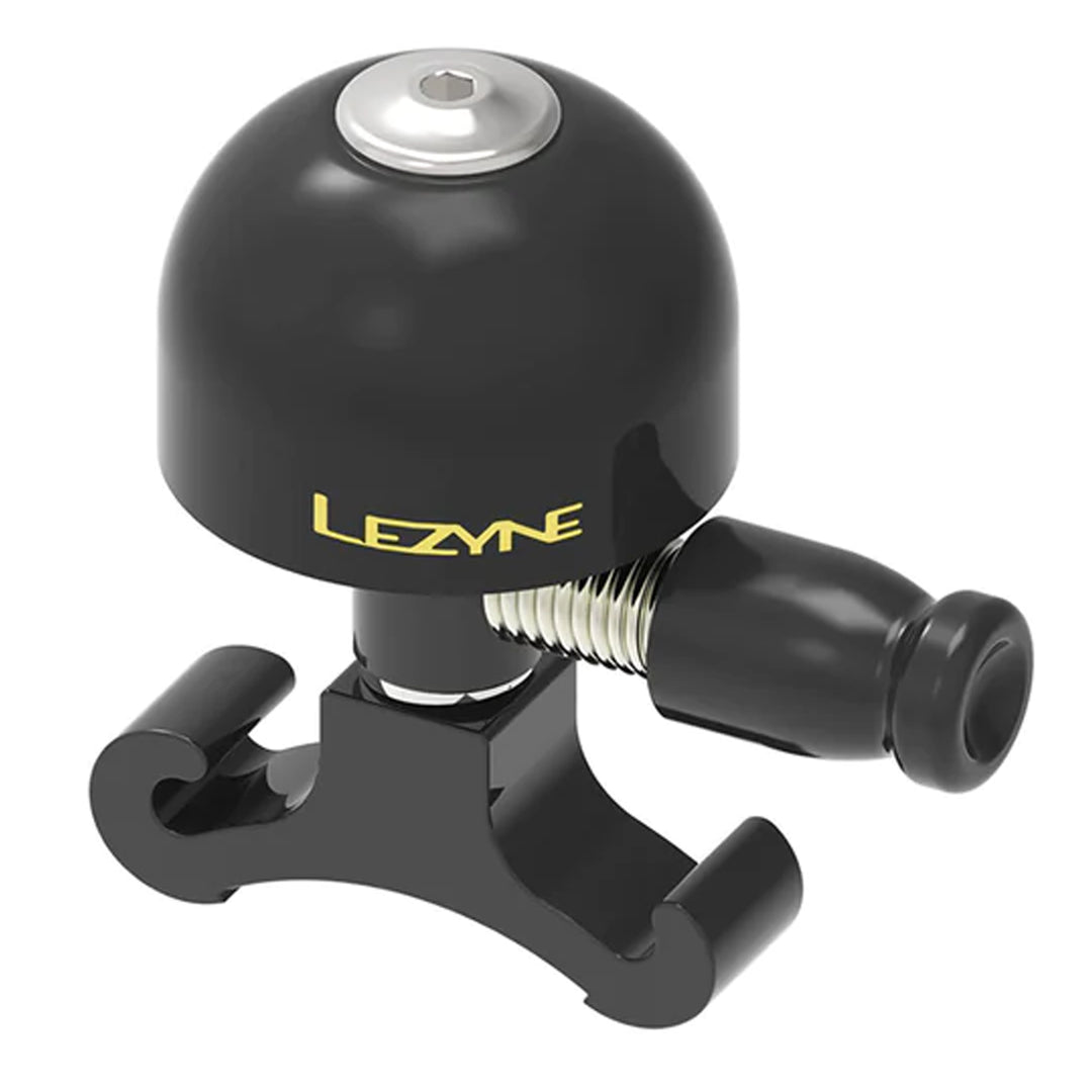 Bells and Horns Lezyne Lezyne Classic Brass Bell Medium O-Ring Mount Black/Black Dark Slate Gray