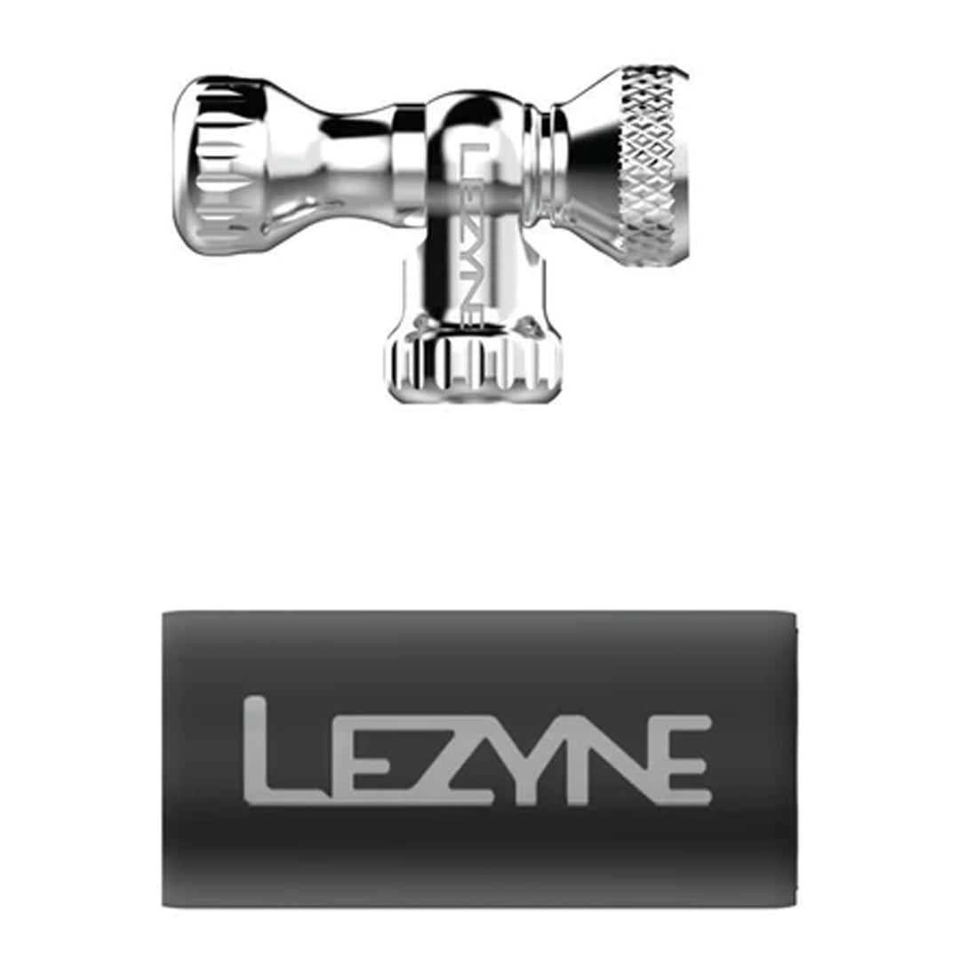 CO2 Inflators/Cartridges Lezyne Lezyne Control Drive Co2 Slip fit head only Silver Dark Slate Gray