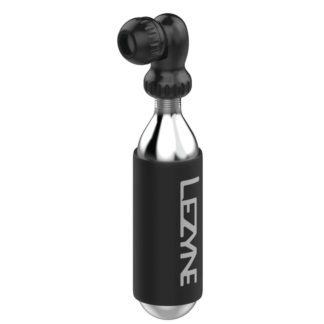 CO2 Inflators/Cartridges Lezyne Lezyne Twin Speed Drive CO2 Inflator Head Only Black Dark Slate Gray