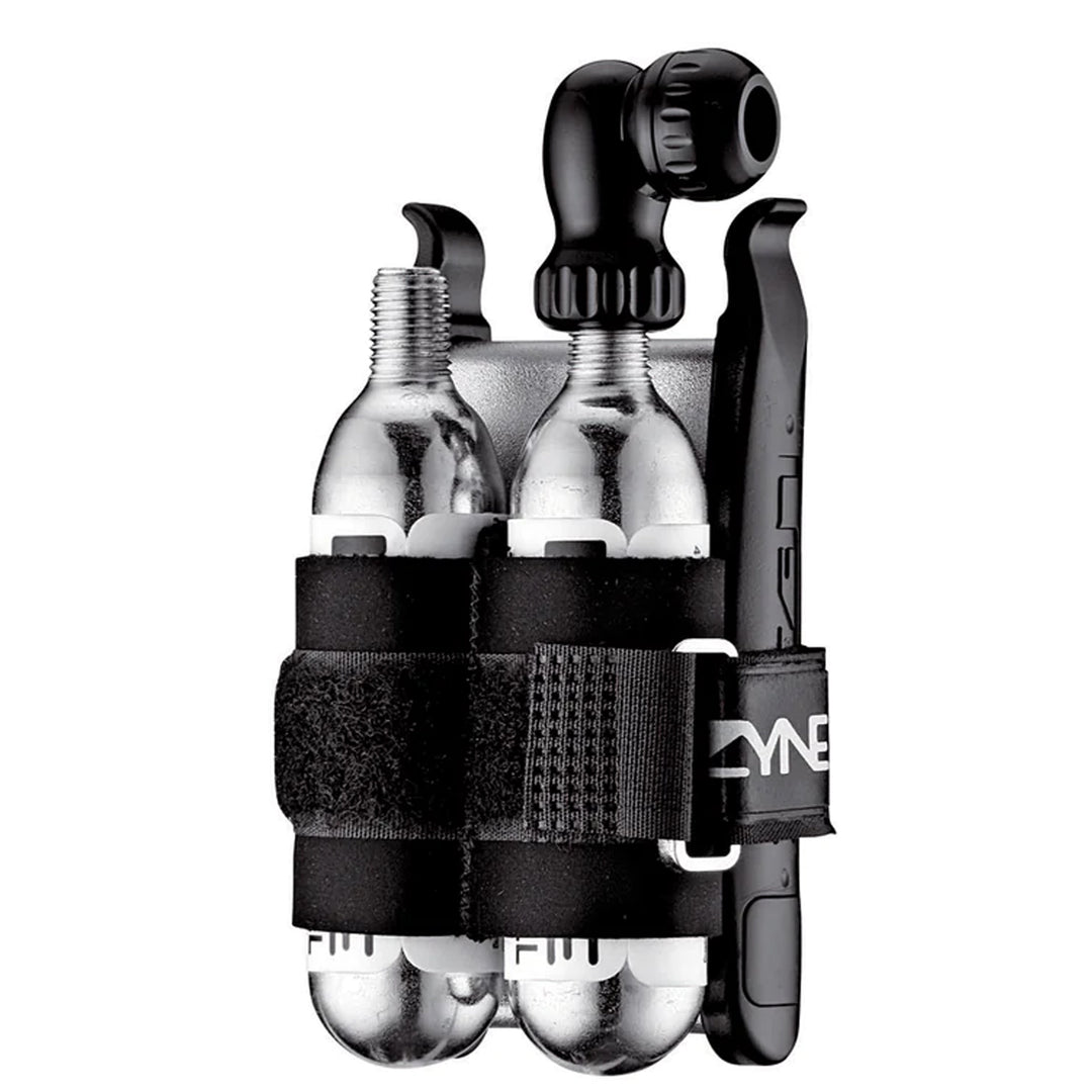 CO2 Inflators/Cartridges Lezyne Lezyne Twin Speed Drive CO2 Inflator and Lever Kit 25g Light Gray