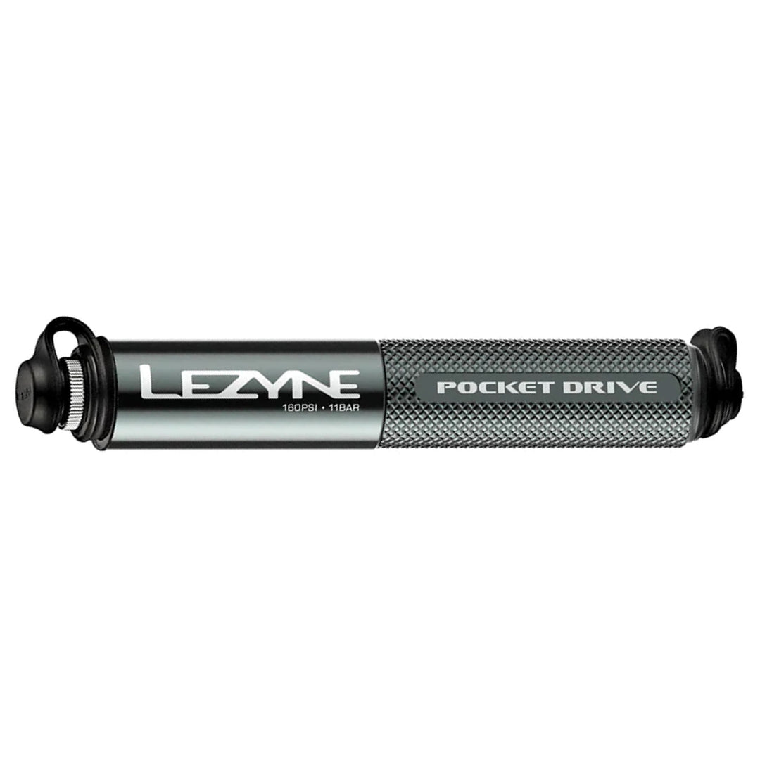 Hand Pumps Lezyne Lezyne Pocket Drive Pump Lite Gray Dark Slate Gray