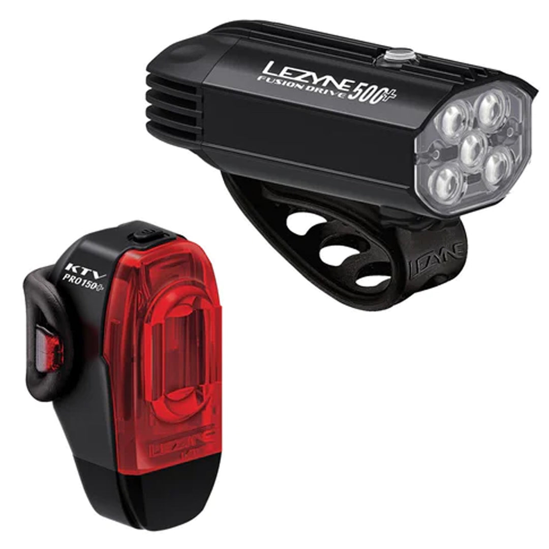Lights Lezyne Lezyne Fusion Drive 500+ /  KTV Drive Pro+ Light Pair Dark Slate Gray