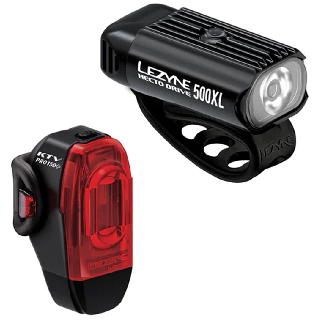 Lights Lezyne Lezyne Hecto Drive 500Xl and KTV Drive Pro Light Pair Dark Slate Gray