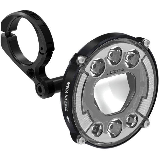 Ebike Light Lezyne Lezyne Mega HB E2000 Ebike Headlight - 600/2000 Lumen STVZO Compliant Black Dark Slate Gray