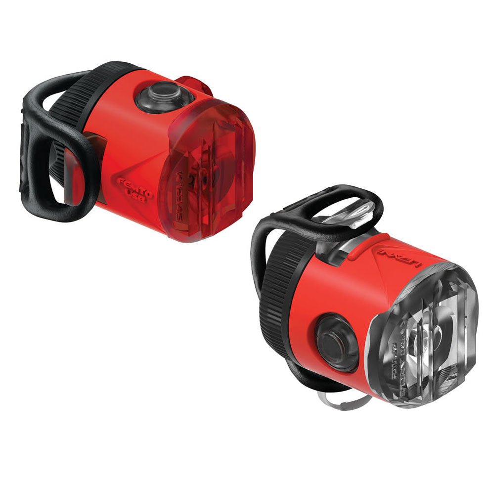 Lights Lezyne Lezyne Femto USB C Drive Light Pair Red Dark Slate Gray