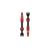 Tubeless Valves Lezyne Lezyne CNC TLR Tubeless Valve Pro 44mm Red Pair Dark Slate Gray