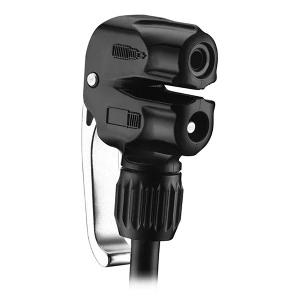 Pump Parts Lezyne Lezyne Dual Valve Pump Head Dark Slate Gray