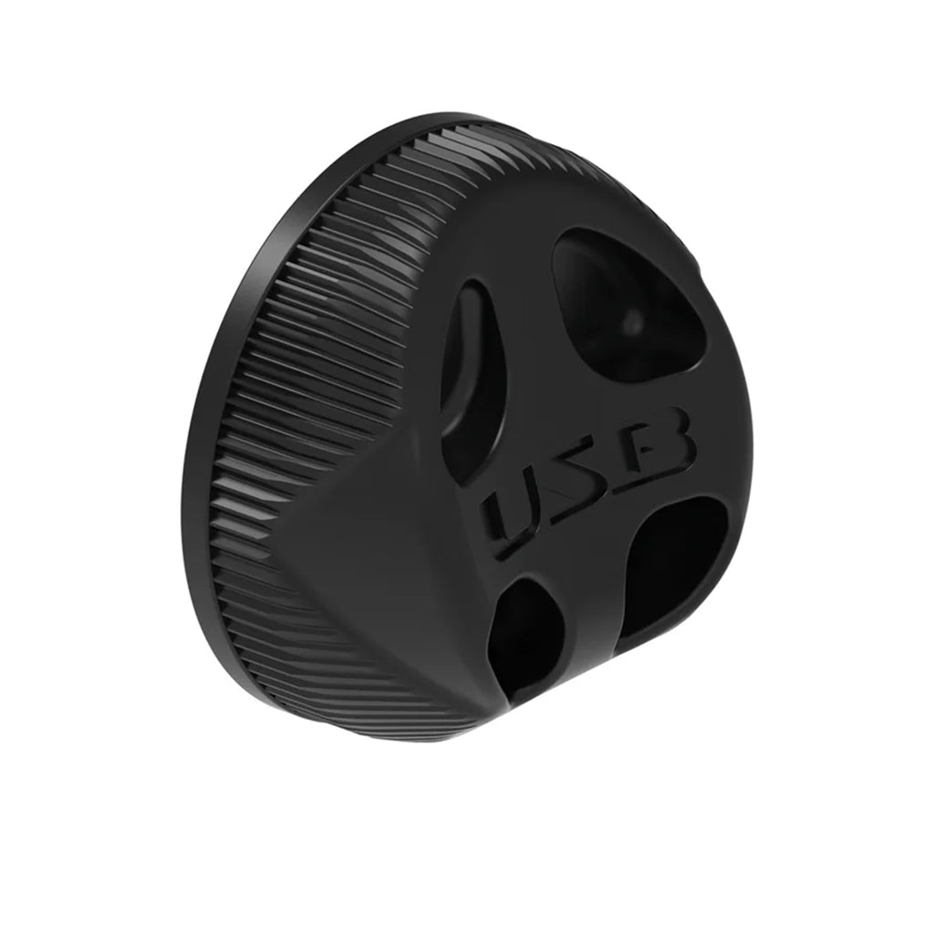 Light Parts and Accessories Lezyne Lezyne End Plug Cap - Femto Usb Front Dark Slate Gray