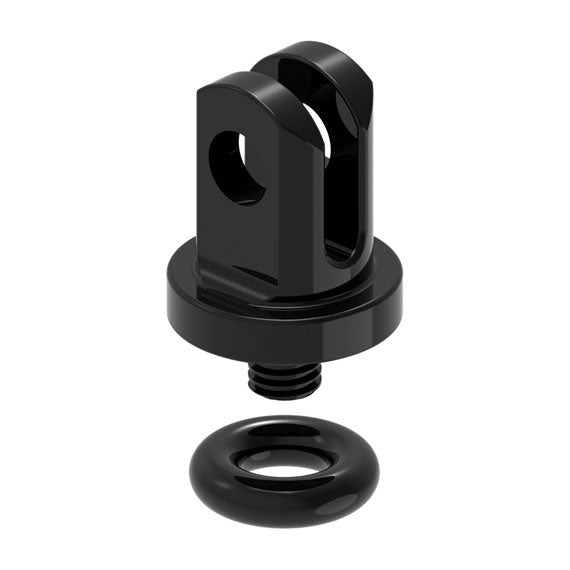 Light Parts and Accessories Lezyne Lezyne AL Go Pro LED Adapter Dark Slate Gray