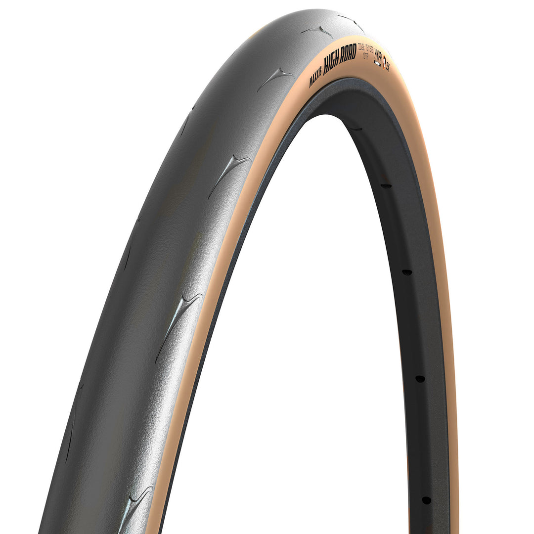 Tires Maxxis Maxxis High Road Tire 700x25 TR Tanwall Dark Slate Gray