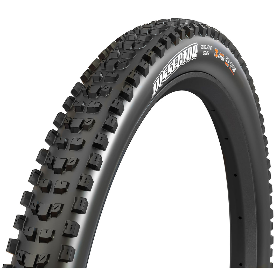 Tires Maxxis Maxxis Dissector Tire - 29 x 2.4 Tubeless Folding BLK 3C Maxx Terra Double Down Dark Slate Gray
