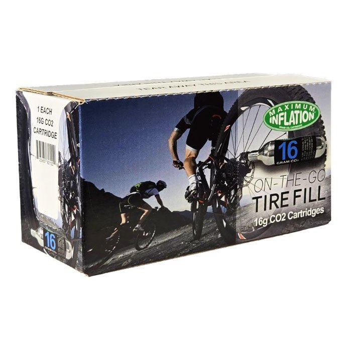 CO2 Inflators/Cartridges Maximum Inflation Maximum Inflation CO2 Cartridges 16g - 50 Pack Light Gray