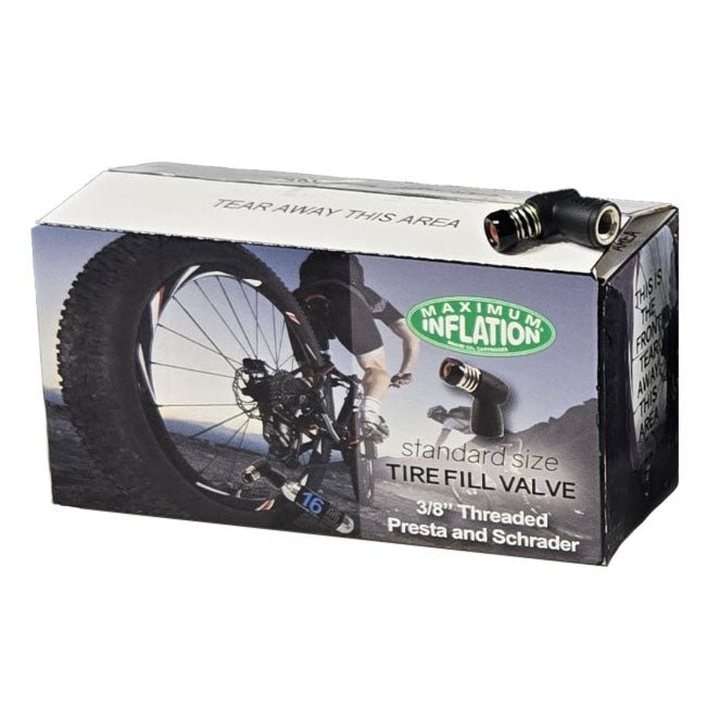 CO2 Inflators/Cartridges Maximum Inflation Maximum Inflation 3/8" Inflation Valve-Box 40 Black Dark Slate Gray